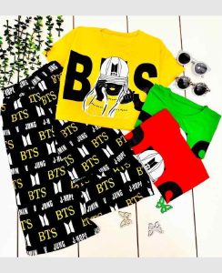 کراپ شلوار دخترانه bts