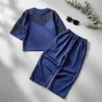 تیشرت شلوار گلدوزی باروک کد 2959