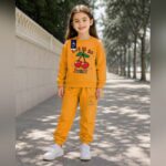 ست بلوز شلوار دخترانه طرح گیلاس کد 2988 - Image 3