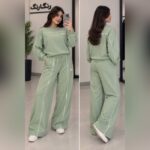 ست بلوز شلوار نوجوان طرح Alo کد 3012